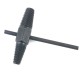 A set of 4/6 split double head reverse thread thread tap tools for removing broken threads from household faucets and water pipes
