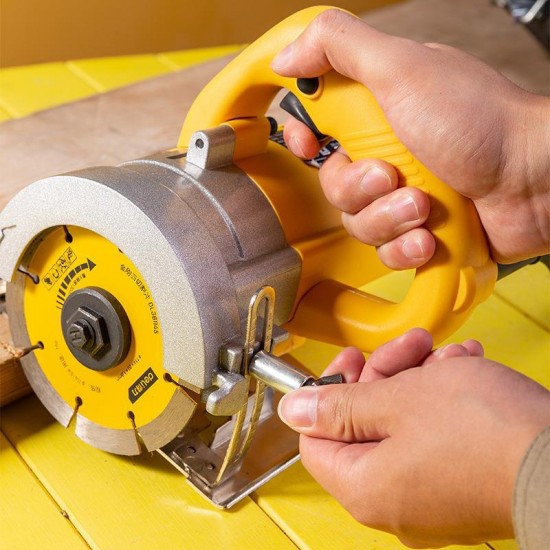 Deli marble machine stone cutting machine ceramic tile marble wood cutting machine DL6351 floor cutting machine slot floor tiles