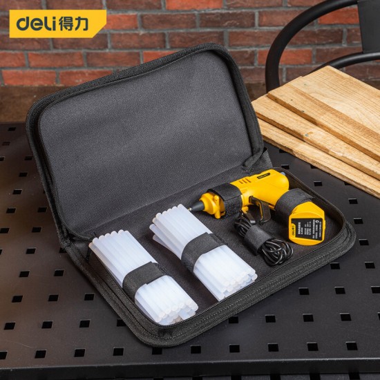 Deli DL403136 Household Wireless Lithium Electric Heating Melting Adhesive Gun Set with Adhesive Stick