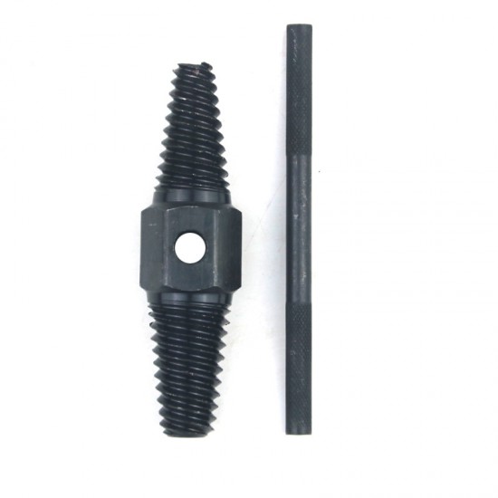 A set of 4/6 split double head reverse thread thread tap tools for removing broken threads from household faucets and water pipes