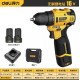 Deli Electric Tool Brushless Impact Lithium Electric Drill Lithium Electric Drill Small Steel Gun Hand Electric Drill Household Electric Screwdriver