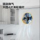 Deli Tool Low Noise Pipeline Axial Flow Fan Multifunctional High Power Portable Pipeline Axial Flow Fan