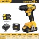 Deli Electric Tool Brushless Impact Lithium Electric Drill Lithium Electric Drill Small Steel Gun Hand Electric Drill Household Electric Screwdriver