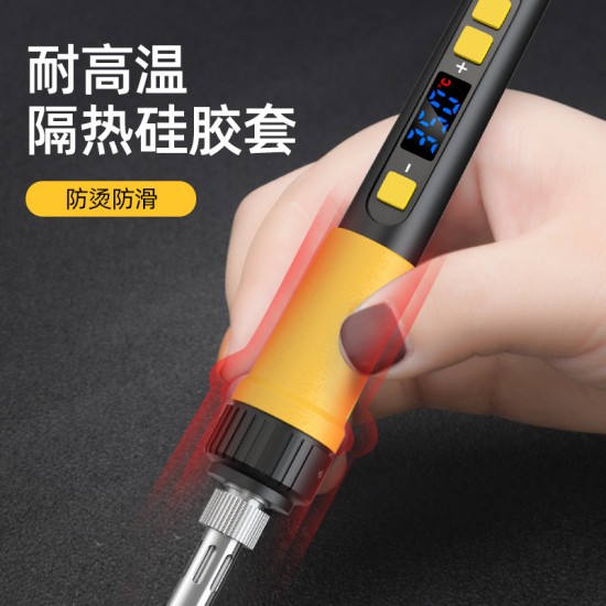 Household maintenance soldering, digital display, constant temperature 60W soldering pen, deli, button adjustable temperature 30W soldering iron wholesale