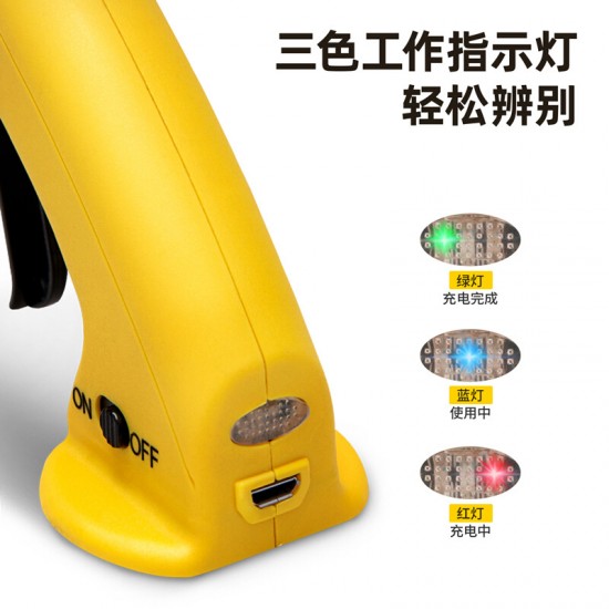 Deli DL403136 Household Wireless Lithium Electric Heating Melting Adhesive Gun Set with Adhesive Stick