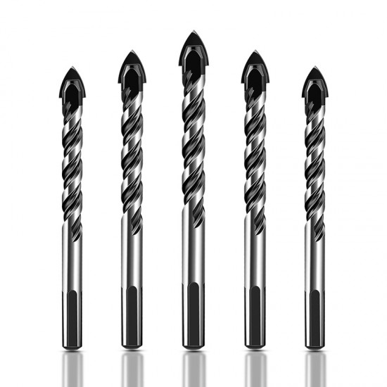 Ceramic tile drill bit, glass ceramic concrete multifunctional cement drill bit, alloy drilling hand electric drill triangular drill bit