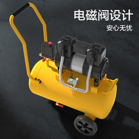 Deli DL-WKY30-W1 oil-free air compressor 10WL dust blowing and nailing gun air pump air compressor compression device
