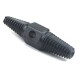 A set of 4/6 split double head reverse thread thread tap tools for removing broken threads from household faucets and water pipes