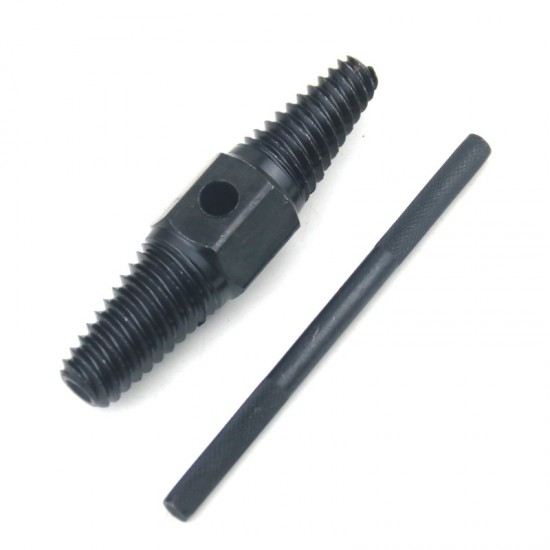 A set of 4/6 split double head reverse thread thread tap tools for removing broken threads from household faucets and water pipes