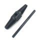 A set of 4/6 split double head reverse thread thread tap tools for removing broken threads from household faucets and water pipes