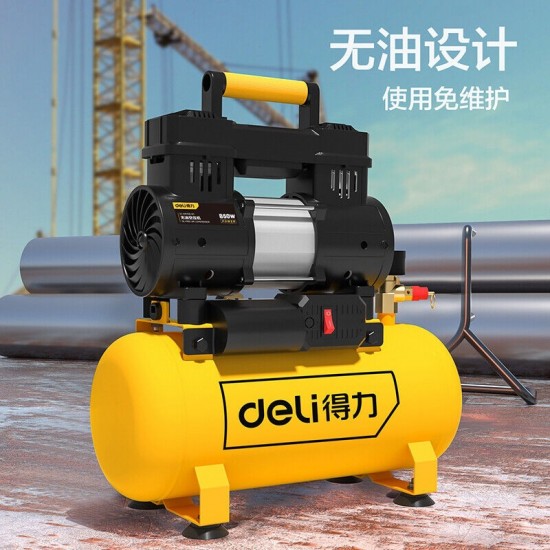 Deli Tool Air Compressor, Air Compressor, Small Silent Air Pump, High Pressure Oil Free Multifunctional Air Compressor