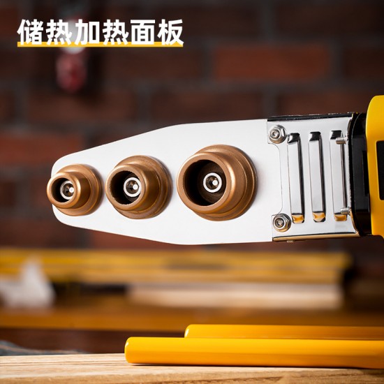 New type of welding hot melt machine for water, electricity, heat capacity, PE pipe docking, PPR water pipe mold head, household welding machine