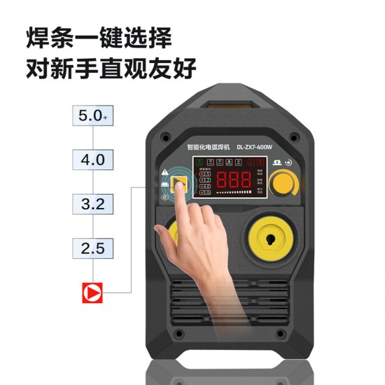 Deli DL-ZX7-400W Intelligent Welding Machine Arc Portable 400W Industrial Grade IGBT Power Tube