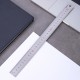 Deli stainless steel ruler, ruler, metal ruler, 15cm20cm30cm graduated ruler, steel ruler, primary school stationery