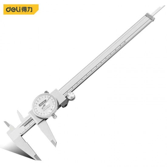 Deli dial gauge caliper 150mm high-precision professional stainless steel measuring caliper tool Deli dial gauge caliper 150mm high-precision professional stainless steel measuring caliper tool