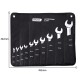 Deli tool open-end wrench set, solid wrench 8 pieces 10 pieces 12 pieces DL0308 DL0310 DL0312