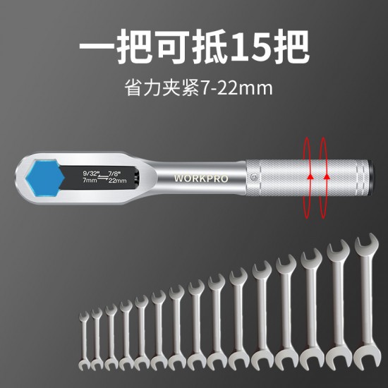 Multifunctional box wrench, solid wrench, open and loose end dual purpose wrench, double end tool set Multifunctional box wrench, solid wrench, open and loose end dual purpose wrench, double end tool set