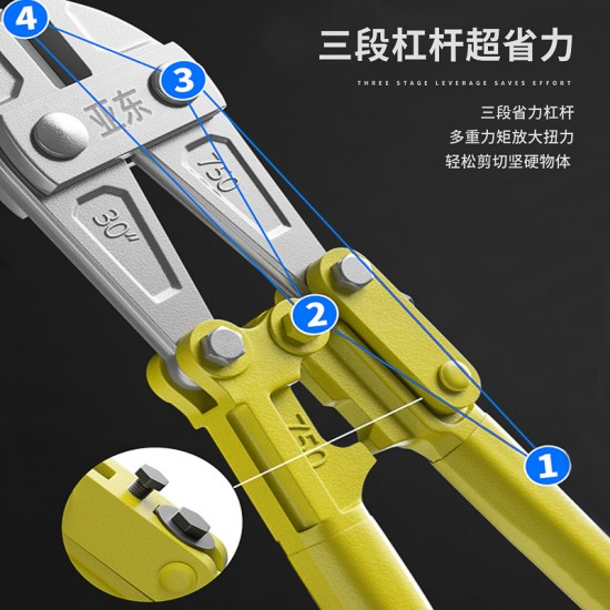 Yadong Wire Cutting Pliers 450mm Heavy Duty Steel Wire Cutting Pliers 12 inches and 18 inches Yadong Wire Cutting Pliers 450mm Heavy Duty Steel Wire Cutting Pliers 12 inches and 18 inches
