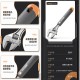 Deli Tool Home 8-inch Adhesive Wrapped Multifunctional Spanner Household Maintenance Flexible Wrench HT1508 C L