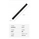 Powerful tool aluminum alloy protective ruler, straight edge, anti cutting guide ruler, high-precision anti slip 30cm art advertising ruler