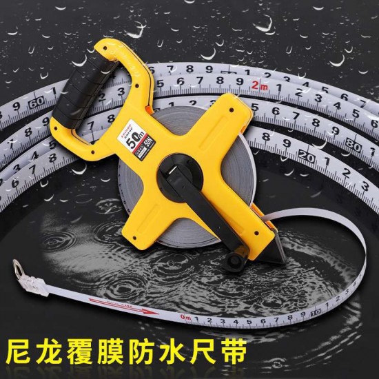 50 meter film covered tape measure, tape measure, hand held ruler, steel tape measure, measuring tape measure, ground ruler, tape measure, meter ruler 50 meter film covered tape measure, tape measure, hand held ruler, steel tape measure, measuring tape measure, ground ruler, tape measure, meter ruler