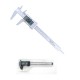 Digital caliper electronic vernier caliper 0-150mm ultra high strength engineering plastic PA66 nylon material caliper