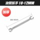 TANKSTORM oil pipe wrench double end open end fork mouth solid plate brake oil pipe disassembly special wrench set