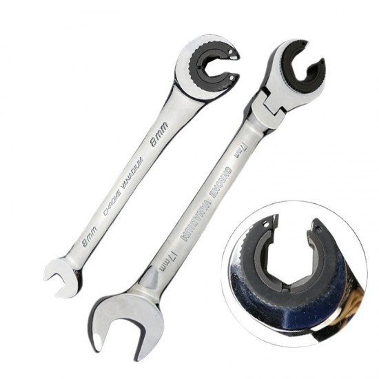 Multifunctional adjustable open end oil pipe ratchet wrench, ring wrench, universal quick open end gear wrench Multifunctional adjustable open end oil pipe ratchet wrench, ring wrench, universal quick open end gear wrench