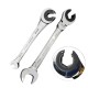 Multifunctional adjustable open end oil pipe ratchet wrench, ring wrench, universal quick open end gear wrench Multifunctional adjustable open end oil pipe ratchet wrench, ring wrench, universal quick open end gear wrench