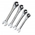 Double ended open end oil pipe ratchet wrench with narrow space and removable quick ratchet open end oil pipe wrench