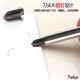 Aluminum alloy art knife, bridge tip blade, rose gold cutting paper knife, small size box opener, 30 degree box opener