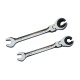 Double ended open end oil pipe ratchet wrench with narrow space and removable quick ratchet open end oil pipe wrench Double ended open end oil pipe ratchet wrench with narrow space and removable quick ratchet open end oil pipe wrench