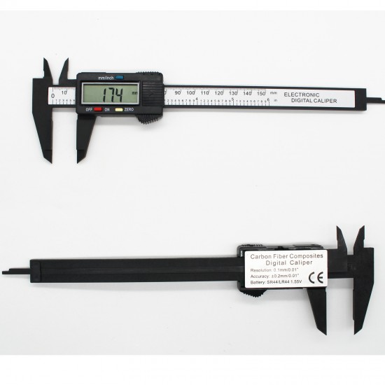 Digital caliper electronic vernier caliper 0-150mm ultra high strength engineering plastic PA66 nylon material caliper