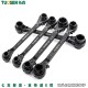 Tuosen Hardware Tool Scaffolder Quick Wrench Multifunctional Double headed Bidirectional Four Way Hexagonal Socket Ratchet Wrench Tuosen Hardware Tool Scaffolder Quick Wrench Multifunctional Double headed Bidirectional Four Way Hexagonal Socket Ratchet Wrench