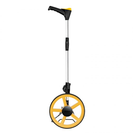 Deli roller distance measuring instrument, rolling ruler measuring wheel, high-precision measuring device, mechanical digital display, manual push distance measuring trolley