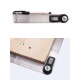 Stainless steel electronic angle measuring instrument, woodworking angle measuring instrument, multifunctional angle measuring instrument, digital display angle measuring instrument