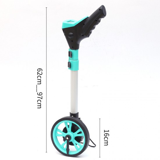 Wholesale distance measuring wheel and rolling ruler measuring instrument by manufacturer, manual push rolling wheel digital display, manual push measuring wheel, rolling ruler measuring wheel