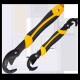 Deli pipe wrench, multifunctional, adjustable wrench, large and small opening bathroom special tool