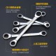 Yongfeng Double End Ratchet Wrench Quick Automatic Dual Purpose Unidirectional Box Wrench Set for Automobile Repair and Maintenance Hardware Tools Yongfeng Double End Ratchet Wrench Quick Automatic Dual Purpose Unidirectional Box Wrench Set for Automobile Repair and Maintenance Hardware Tools