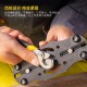 Deli pipe wrench, multifunctional, adjustable wrench, large and small opening bathroom special tool