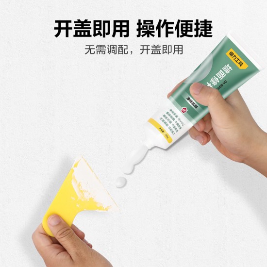 Deli Tool Wall Repair Paste Wall Repair Renovation White Latex Paint Household Putty Wall Mold proof Multifunctional Paste