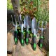 Cross border garden shovel aluminum alloy set, 9-piece set for catching the sea, garden tools, household dual color handle shovel, flower planting shovel