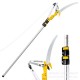 Deli Tool DL580513 Scalable High Altitude Scissors, Four Wheel Skating, Effort-saving Garden Scissors, 500cm