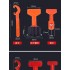 Tile leveling clip, tiling leveling auxiliary tool, cross tiling tool, base of tile laying tool, seam left, push and tighten pliers