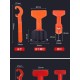Tile leveling clip, tiling leveling auxiliary tool, cross tiling tool, base of tile laying tool, seam left, push and tighten pliers Tile leveling clip, tiling leveling auxiliary tool, cross tiling tool, base of tile laying tool, seam left, push and tighten pliers