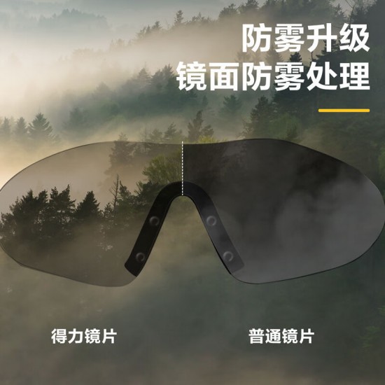 Deli multi-functional protective glasses, industrial labor protection, impact protection glasses, black sunglasses, emergency stock