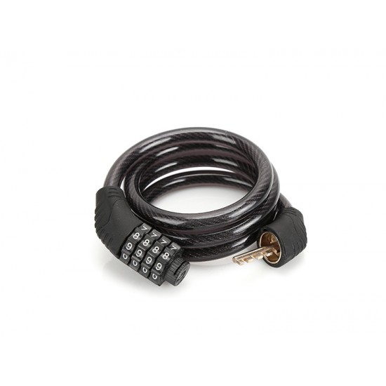 Four digit password lock for mountain bikes, bicycle lock, steel wire chain lock, cycling equipment accessories, smooth traffic in the automotive industry Four digit password lock for mountain bikes, bicycle lock, steel wire chain lock, cycling equipment accessories, smooth traffic in the automotive industry