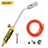Repair and welding of Deli flamethrower 30 single open switch roasted pig trotter pipeline