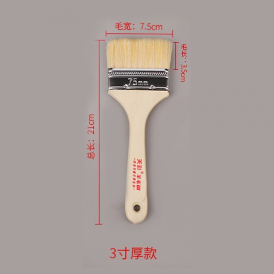 Wooden Handle Wool Brush Wooden Handle 1 inch 2 inch 3 inch Paint Soft Hair Brush Barbecue Baking Brush Wool Brush Wholesale Wooden Handle Wool Brush Wooden Handle 1 inch 2 inch 3 inch Paint Soft Hair Brush Barbecue Baking Brush Wool Brush Wholesale