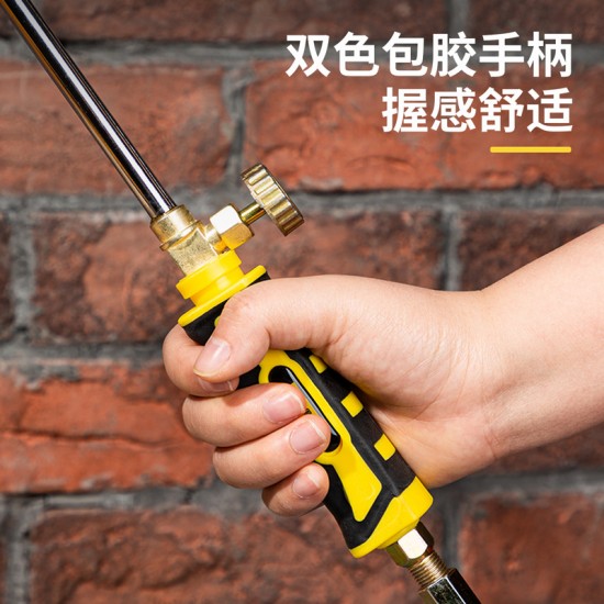 Repair and welding of Deli flamethrower 30 single open switch roasted pig trotter pipeline